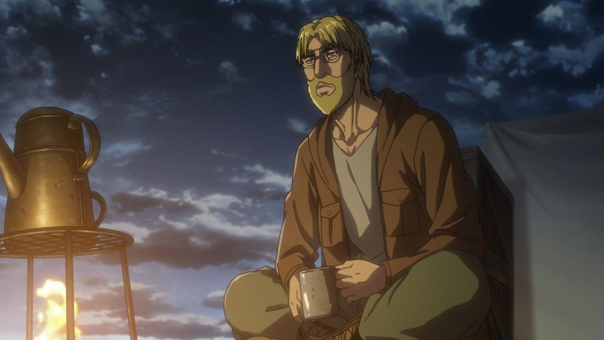 Zeke as seen in the anime (Image via MAPPA)